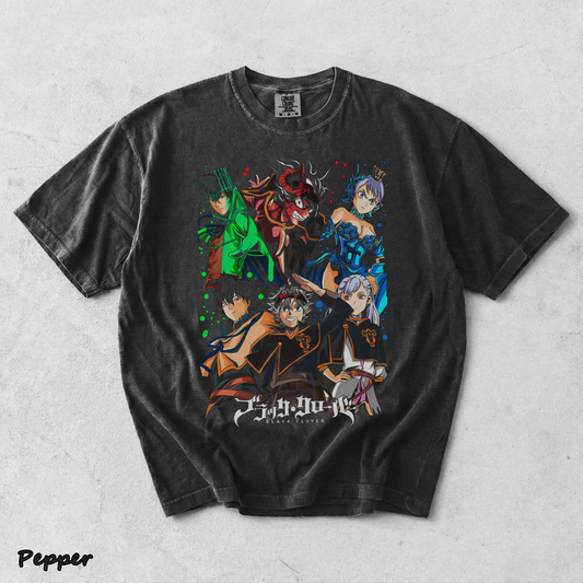 Black Clover Asta Yuno T-shirt - Pepper mockup