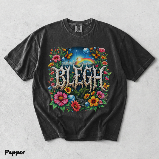 Blegh Floral Metal Aesthetic - Pepper mockup