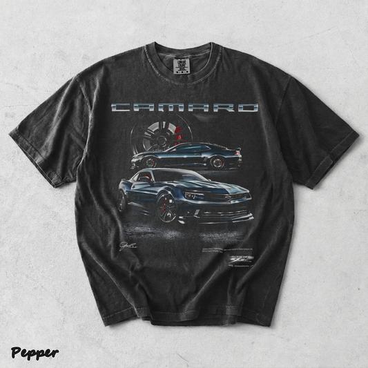 Camaro ZL1 5th Gen T-Shirt back - Pepper mockup