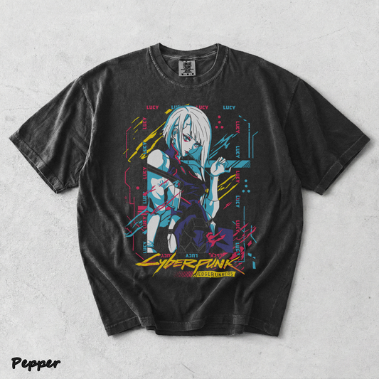Ciberpunk Lucy Edge Runners - Pepper mockup