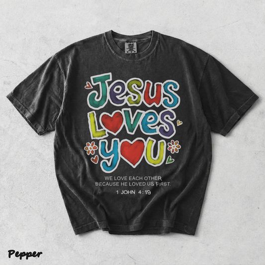 Jesus loves you - Pepper mockup