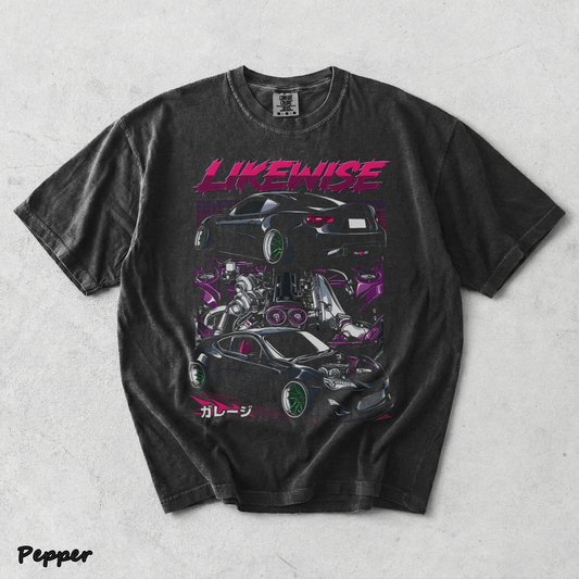 Likewise T-shirt back - Pepper mockup