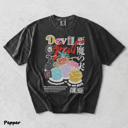 One Piece Devil Fruit 22 Back - Pepper mockup