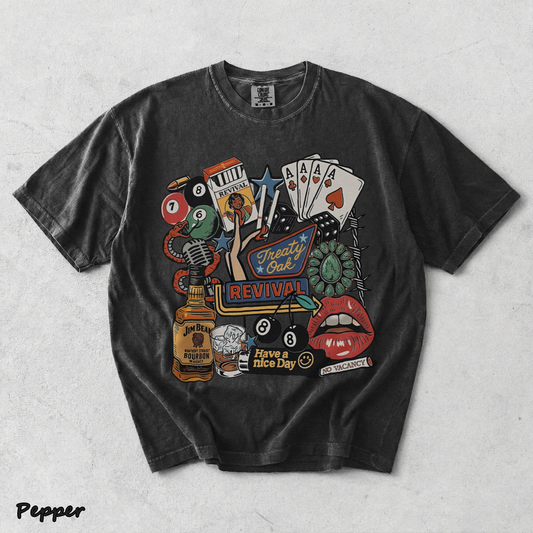 Treaty Oak Revival Western shirt - Pepper mockup