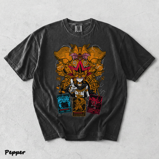 WM197-S1-211124-37-2XL-T-SHIRT-BLACK Yugioh ANIME - Pepper mockup