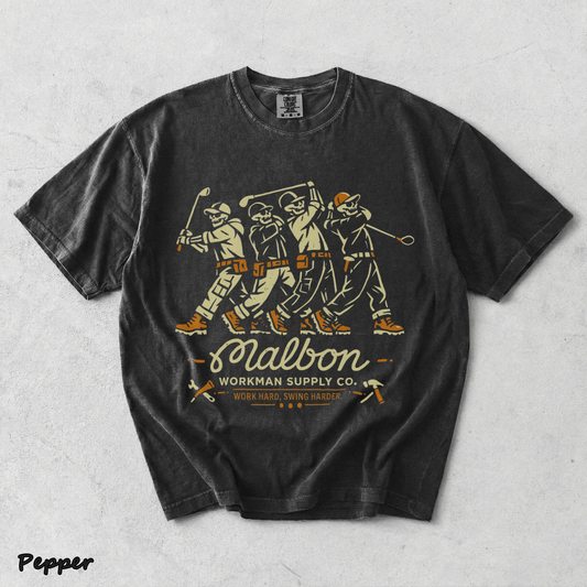 Workman Supply Co Skeleton Malbon Golfers - Pepper mockup