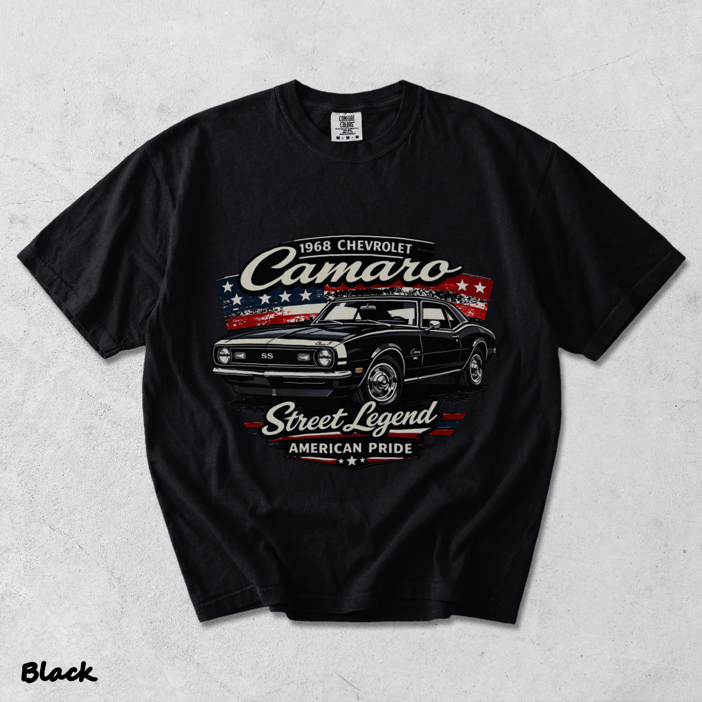 1968 Chevrolet Camaro - Black mockup