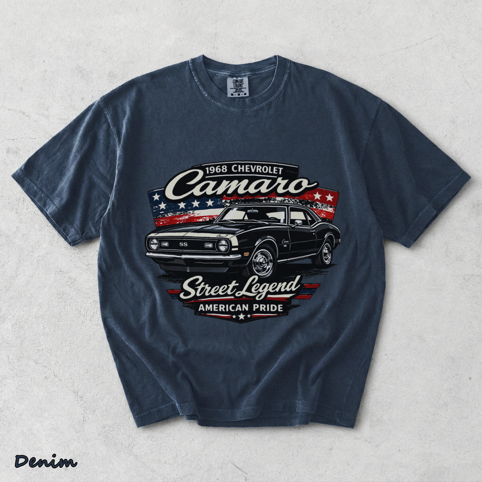 1968 Chevrolet Camaro - Denim mockup
