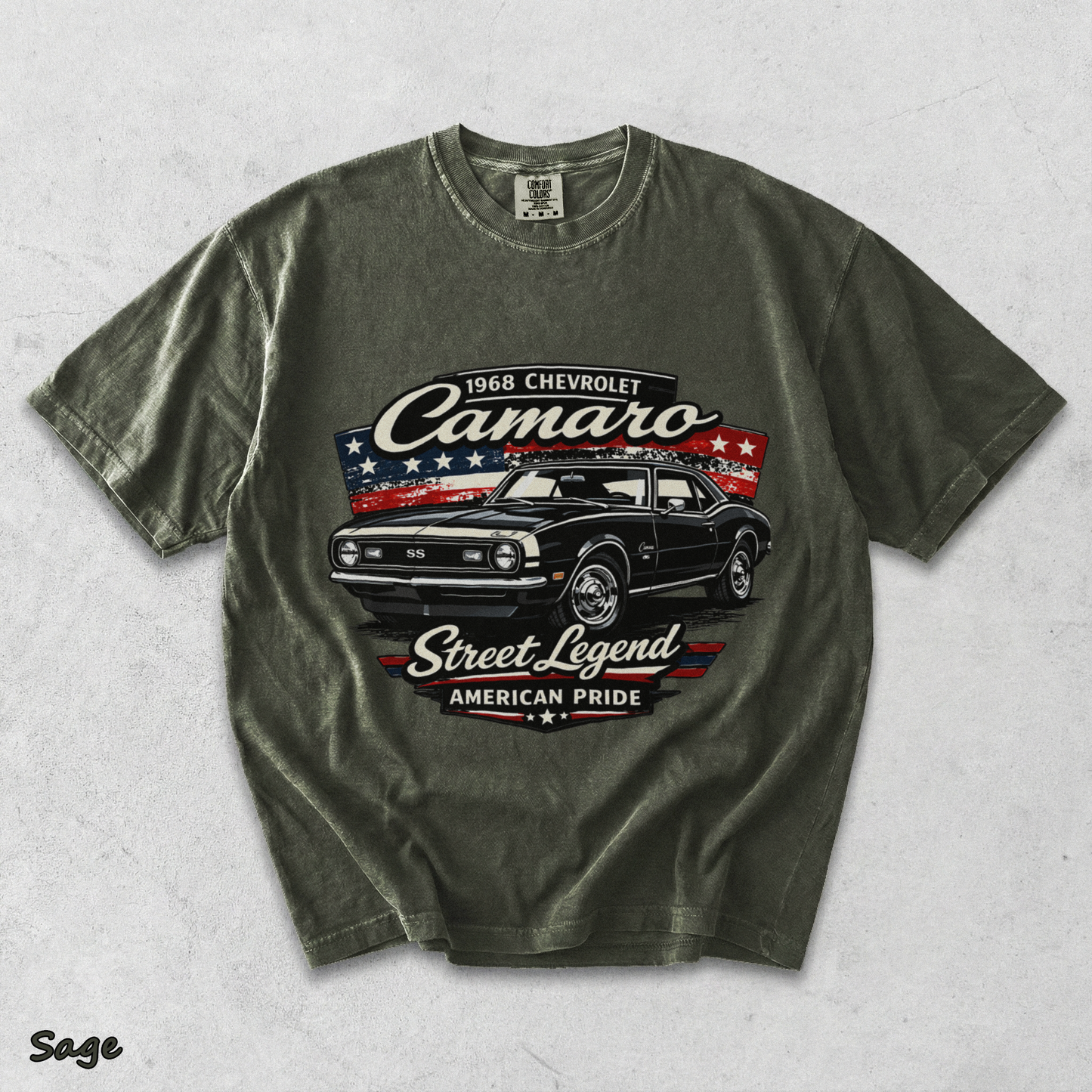 1968 Chevrolet Camaro - Sage mockup