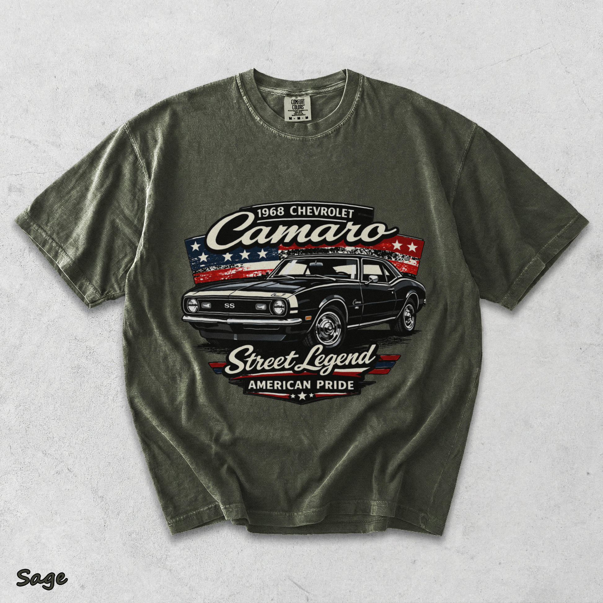 1968 Chevrolet Camaro - Sage mockup