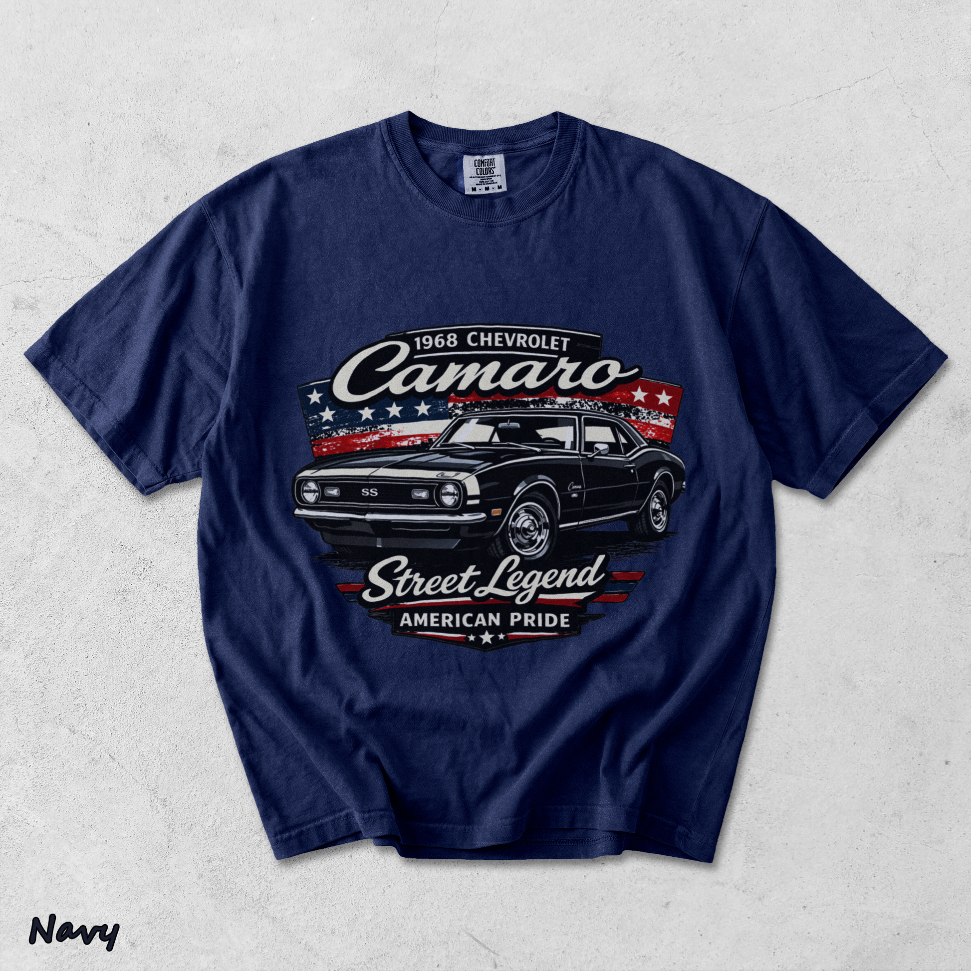 1968 Chevrolet Camaro - True Navy mockup
