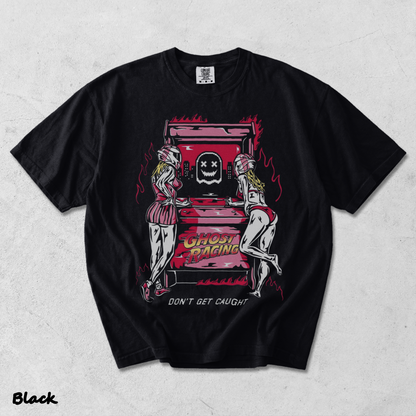 1990s Ghost Racing 2 - Black mockup