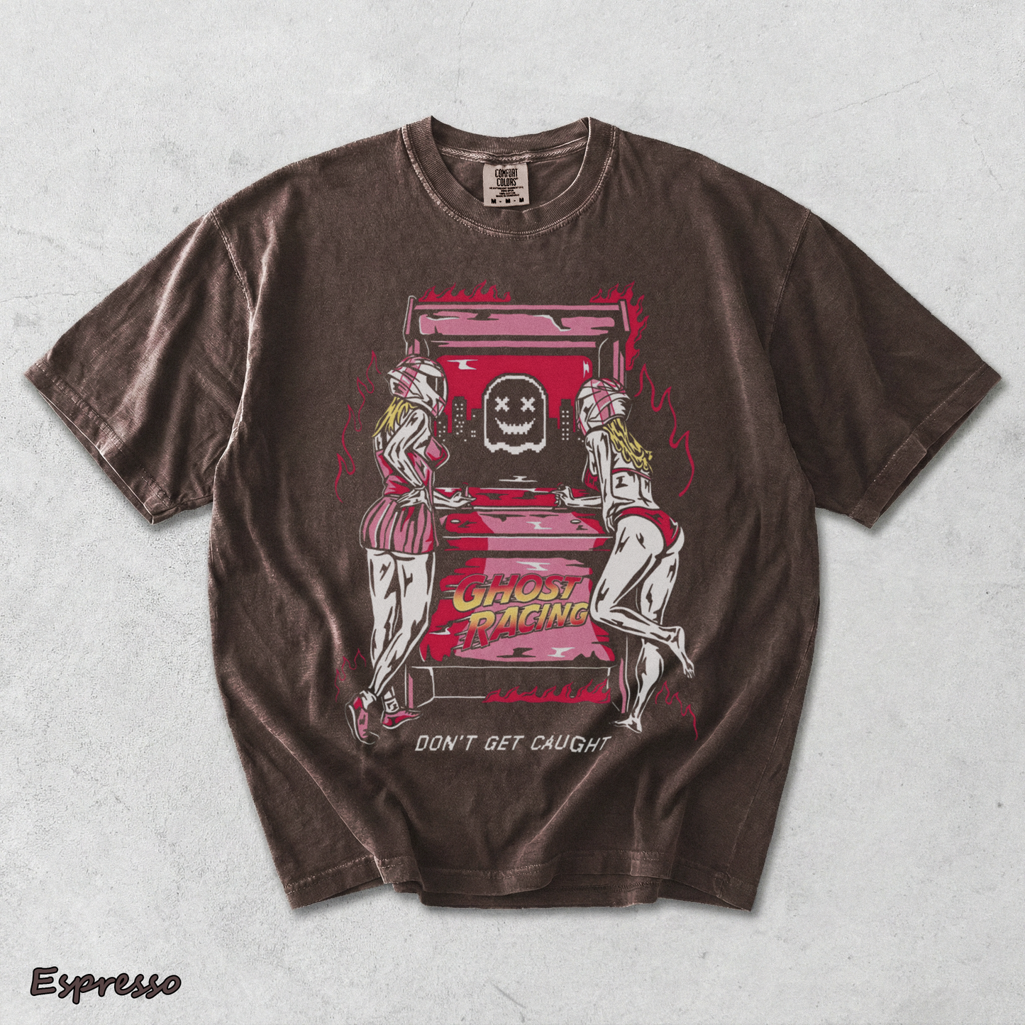 1990s Ghost Racing 2 - Espresso mockup