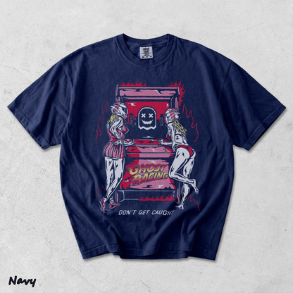1990s Ghost Racing 2 - True Navy mockup