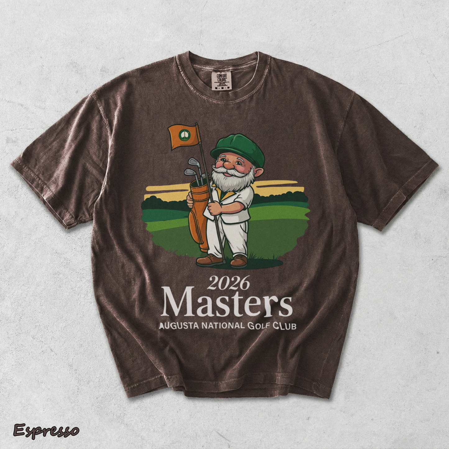 2026 Masters Tournament Augusta - Espresso mockup