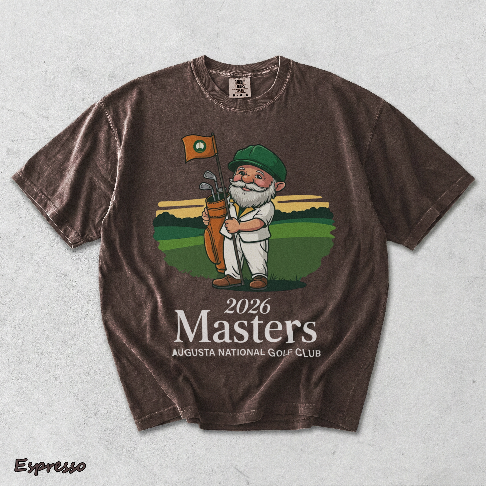 2026 Masters Tournament Augusta - Espresso mockup