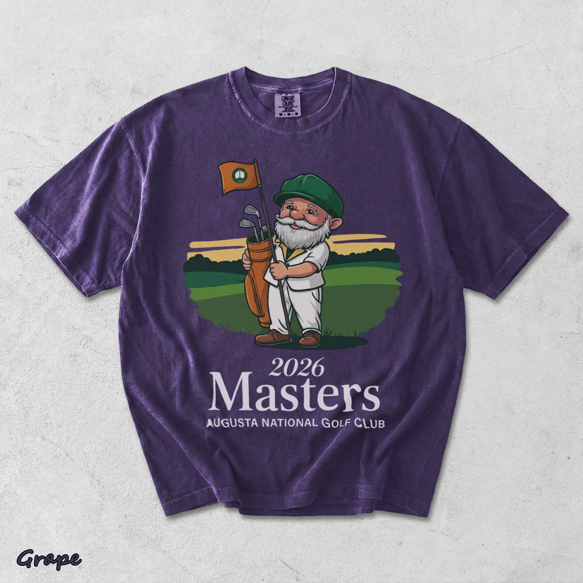 2026 Masters Tournament Augusta - Grape mockup