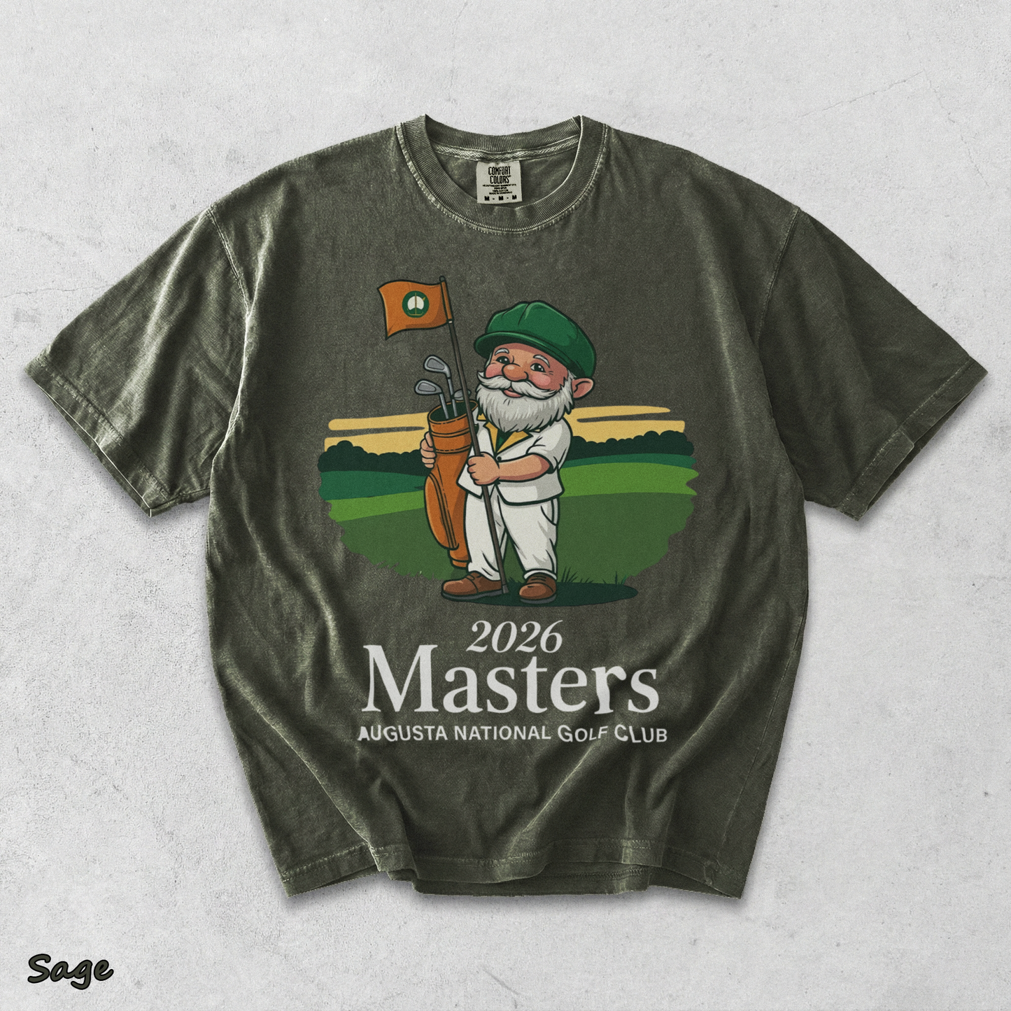 2026 Masters Tournament Augusta - Sage mockup