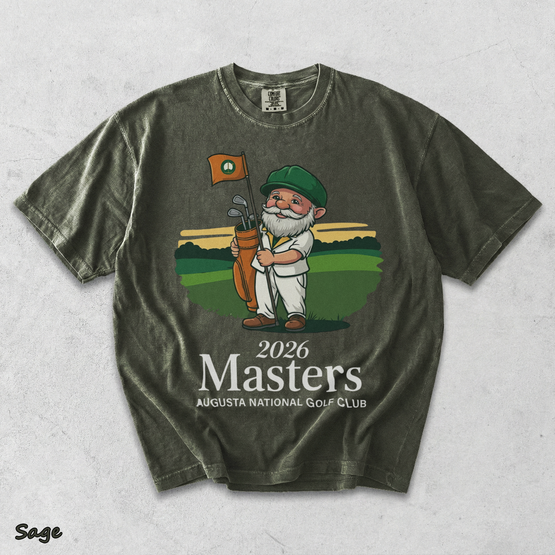 2026 Masters Tournament Augusta - Sage mockup