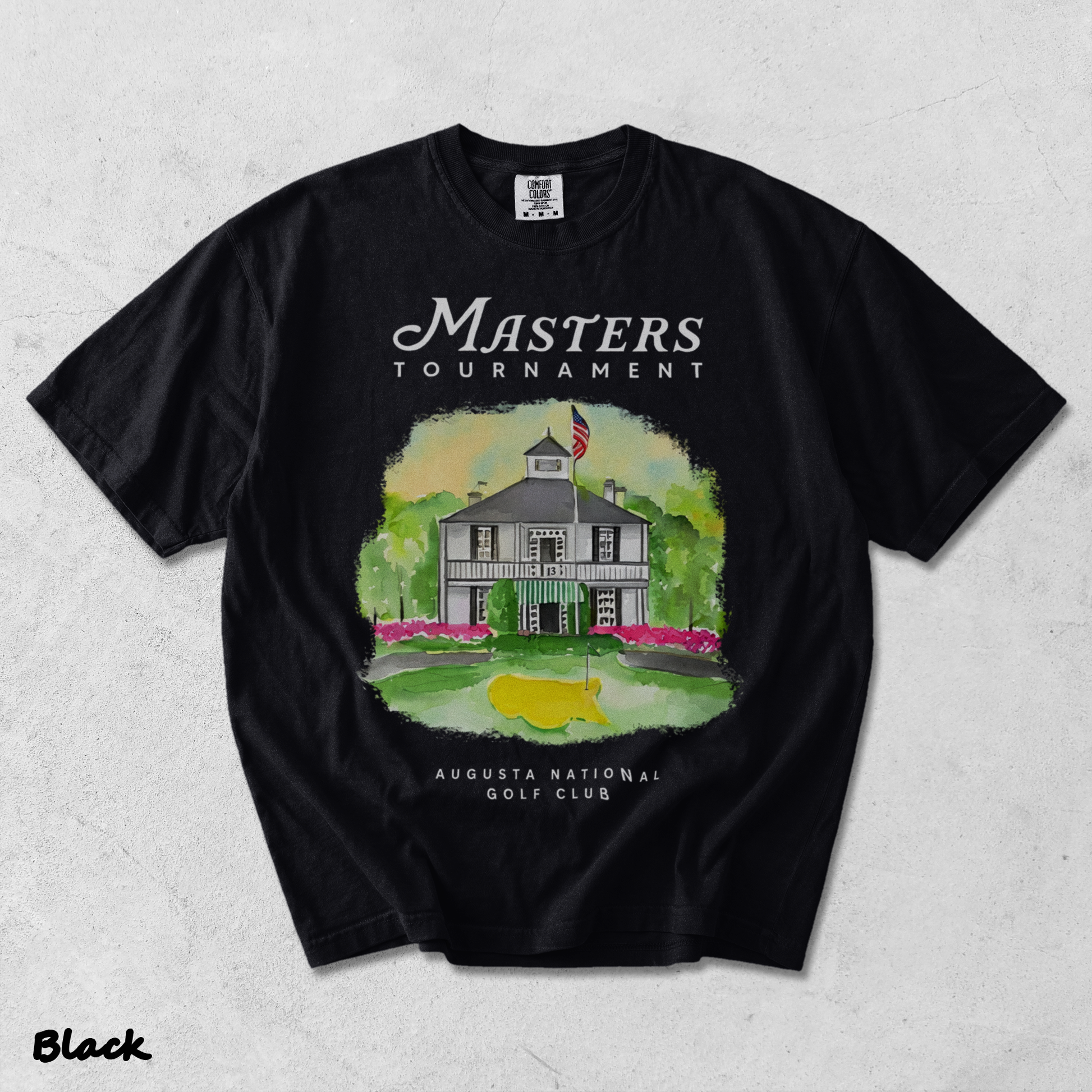 2026 Masters Tournament - Black mockup