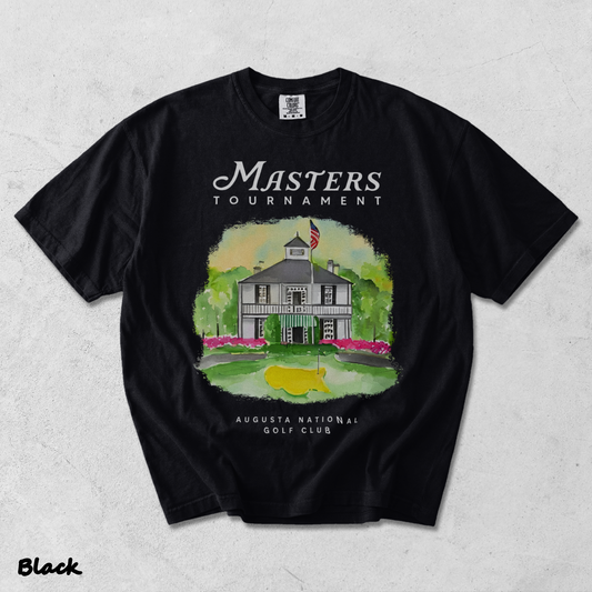 2026 Masters Tournament - Black mockup
