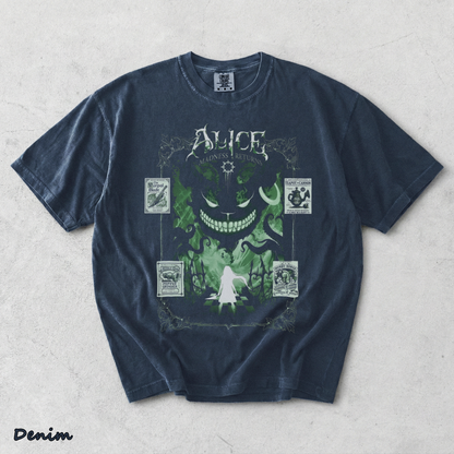 377048404237 Alice Madness back - Denim mockup