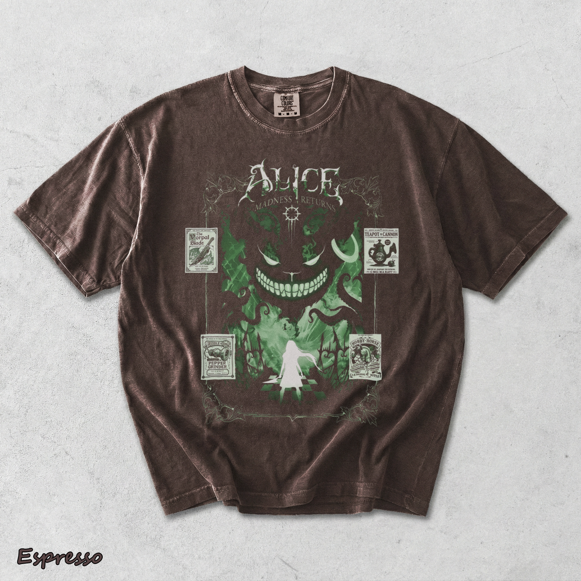 377048404237 Alice Madness back - Espresso mockup