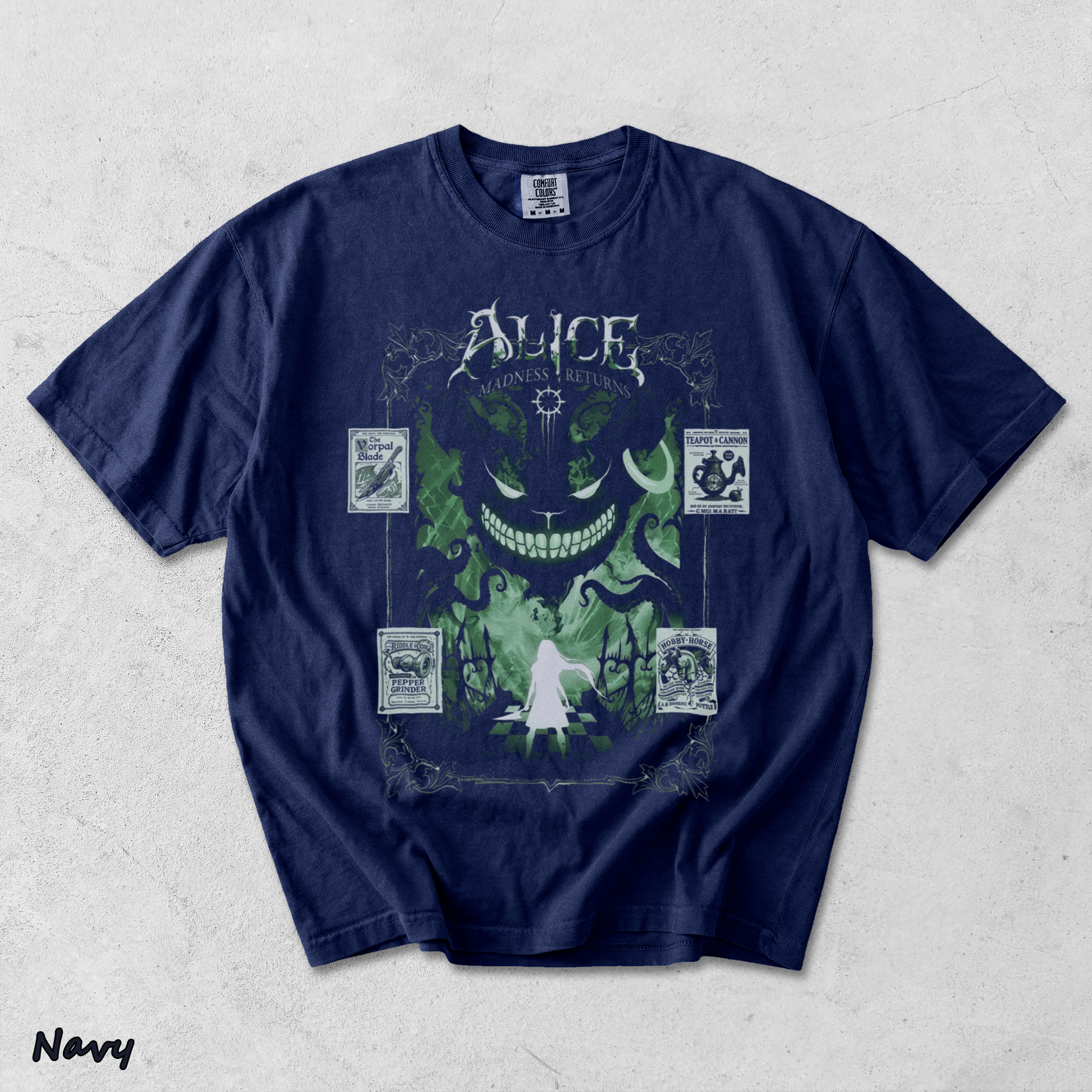 377048404237 Alice Madness back - True Navy mockup