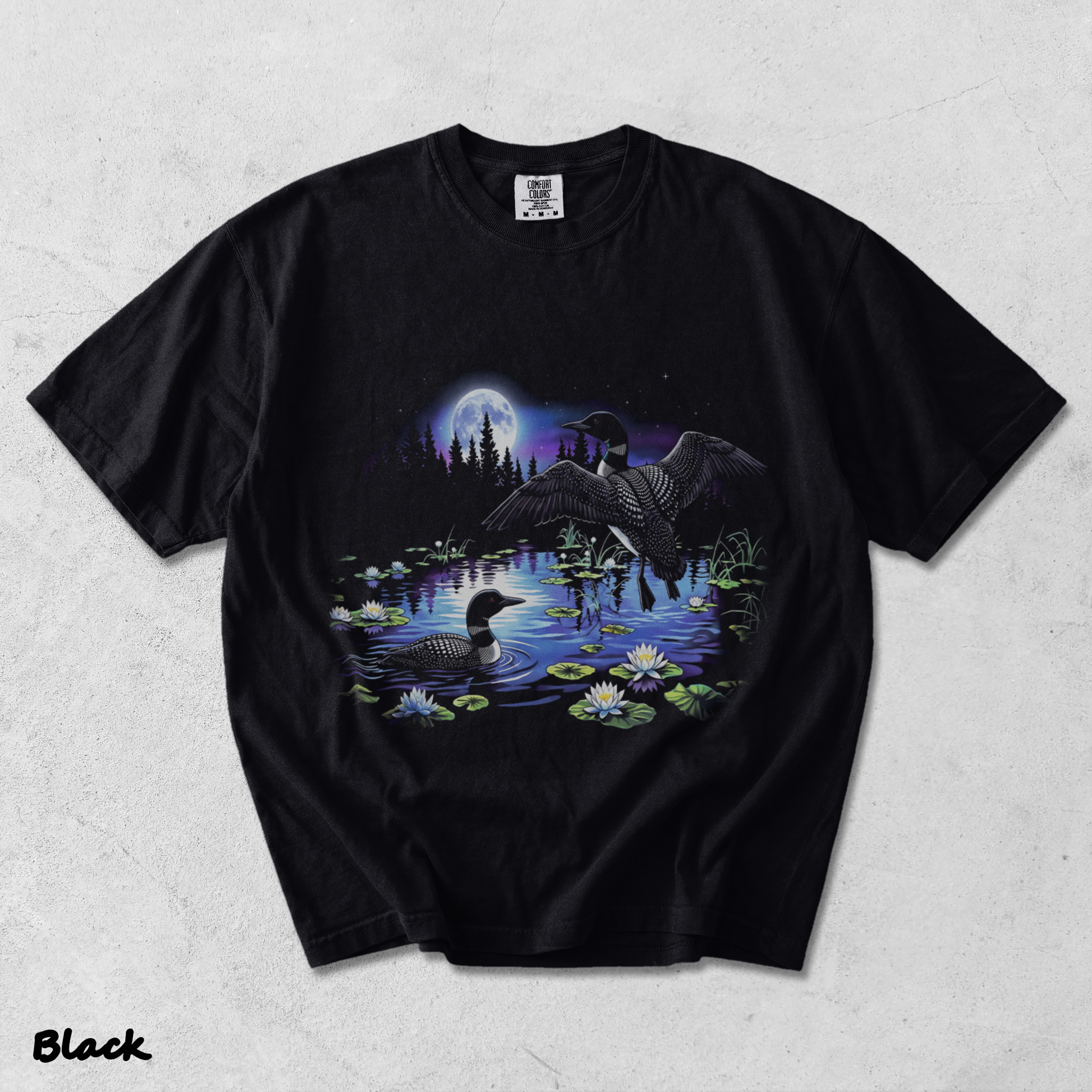 90s Loon Habitat - Black mockup