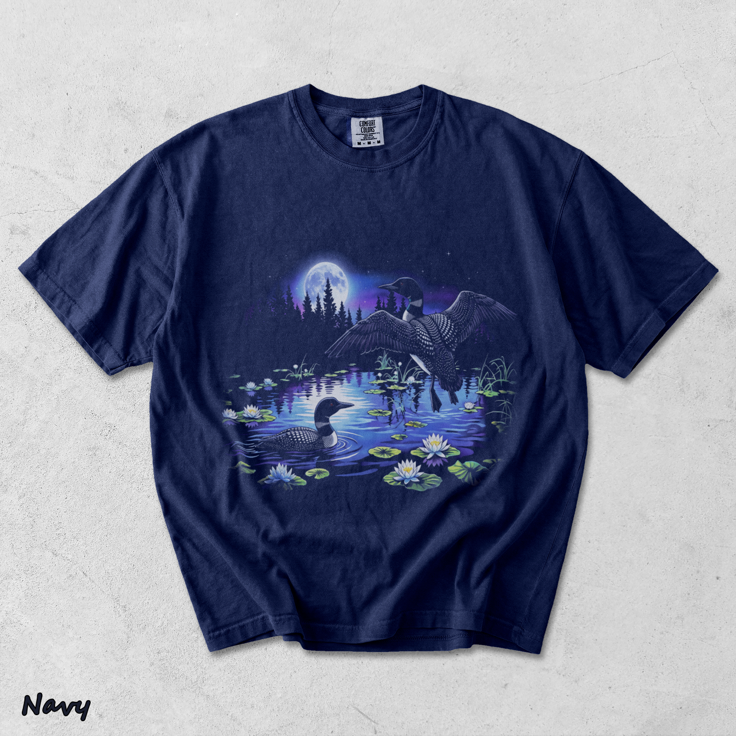 90s Loon Habitat - True Navy mockup