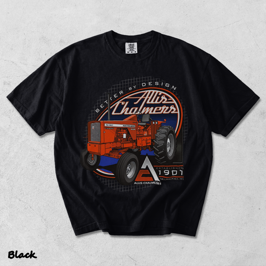 Allis Chalmers 190XT AC Tractor - Black mockup