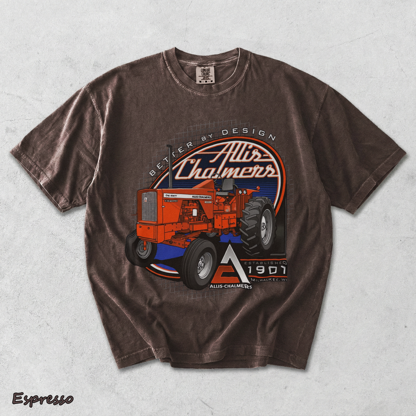 Allis Chalmers 190XT AC Tractor - Espresso mockup
