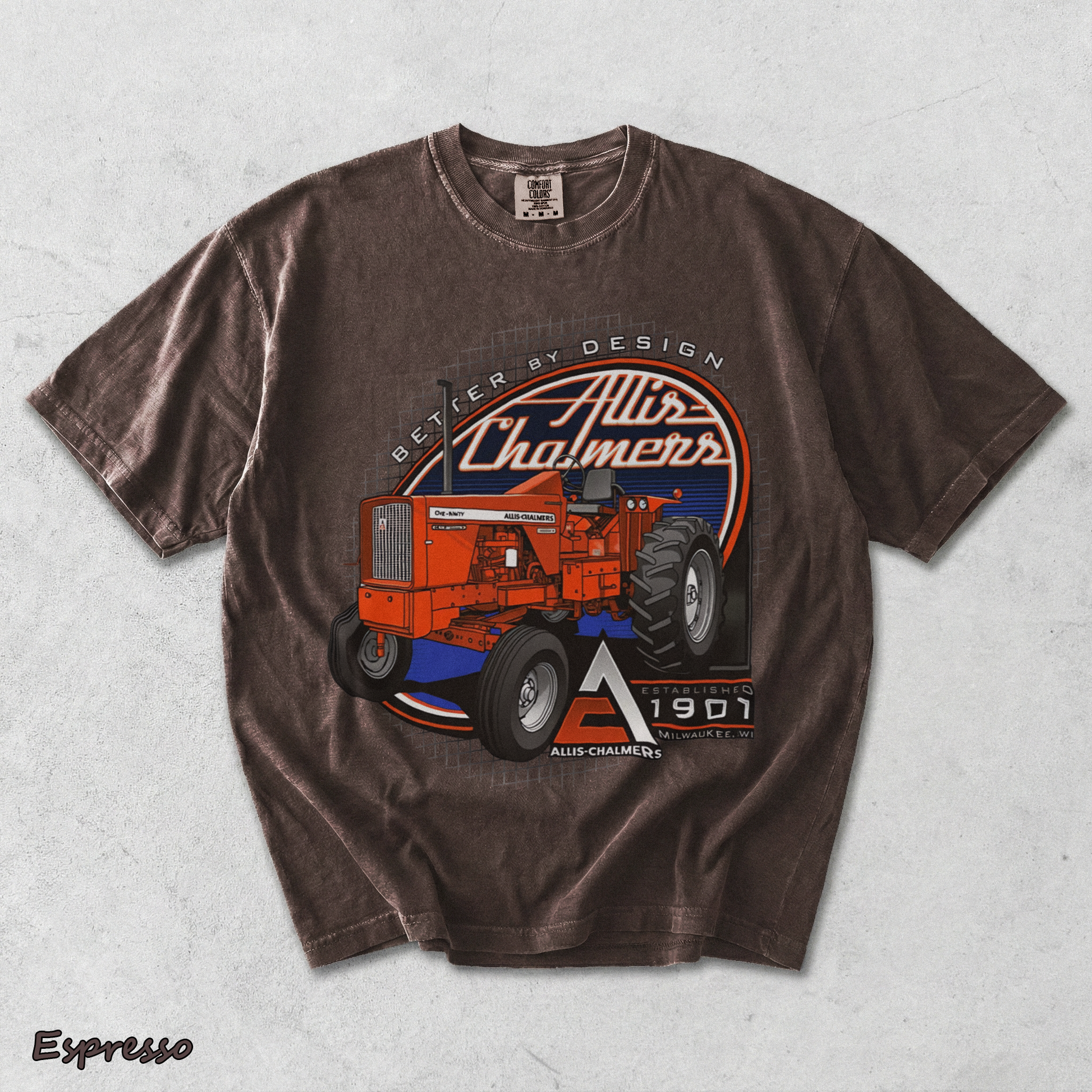 Allis Chalmers 190XT AC Tractor - Espresso mockup