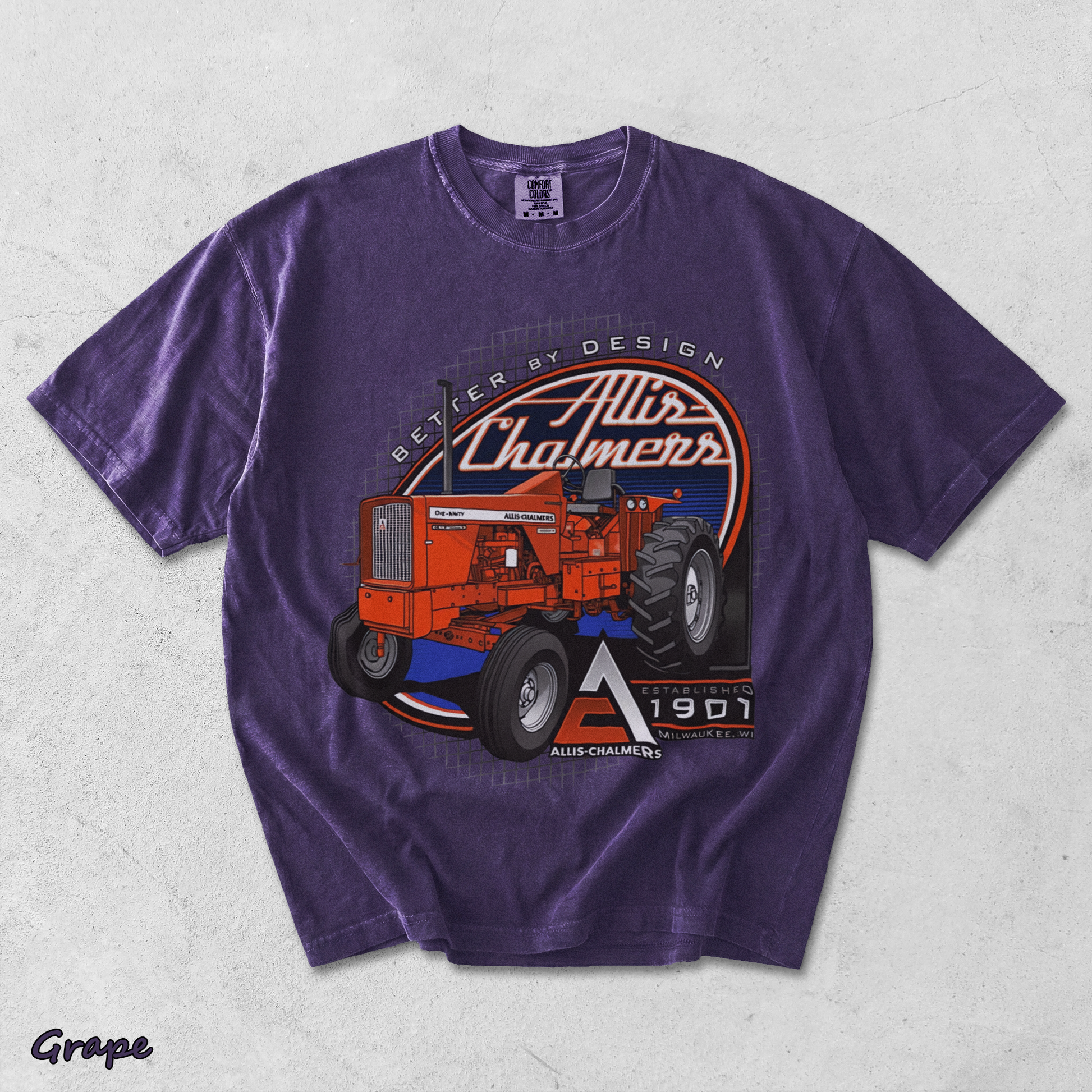 Allis Chalmers 190XT AC Tractor - Grape mockup