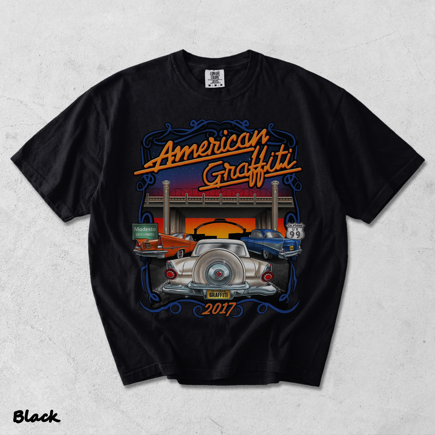 American Graffiti - Black mockup
