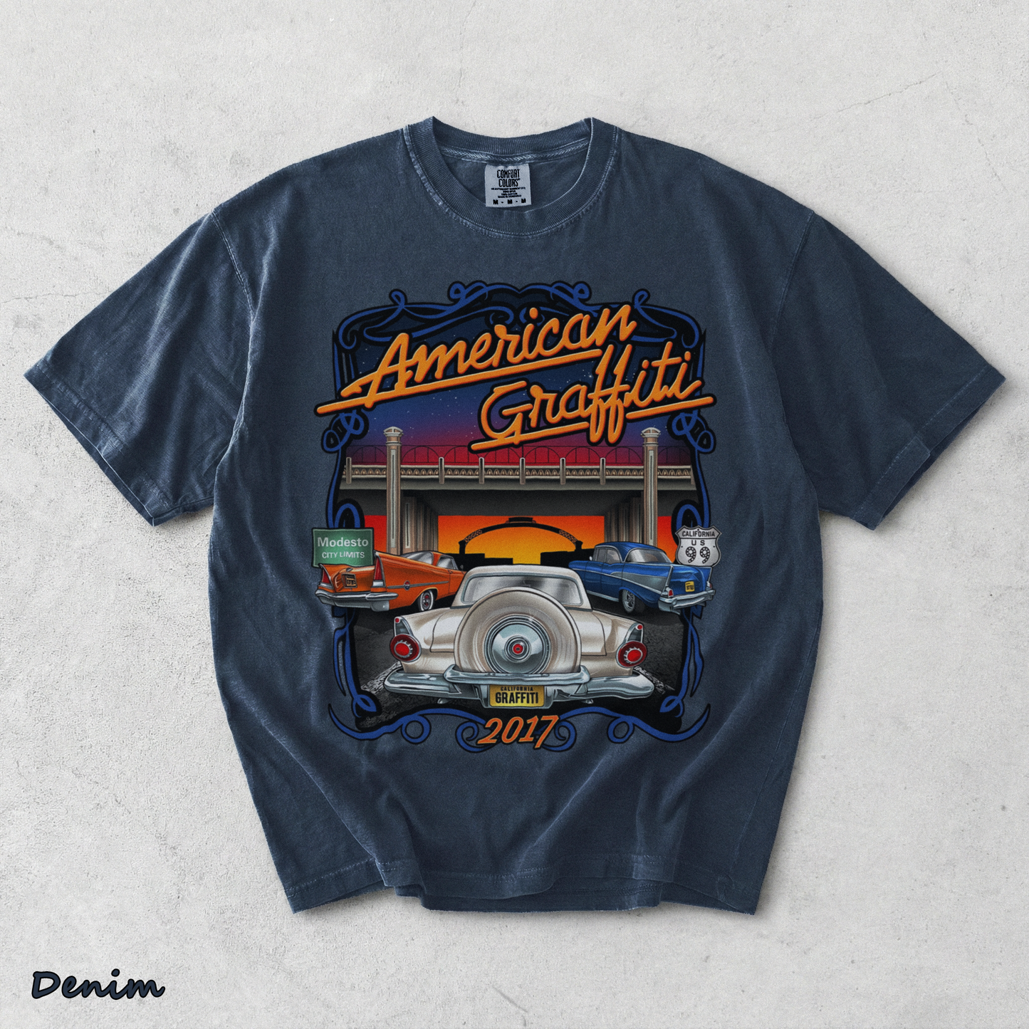 American Graffiti - Denim mockup