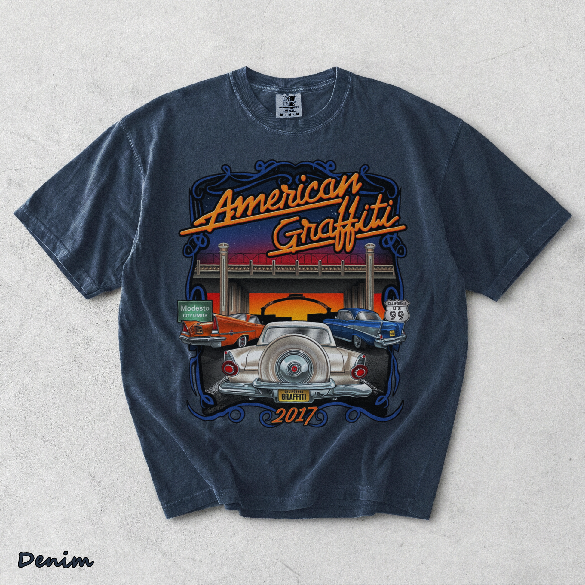 American Graffiti - Denim mockup