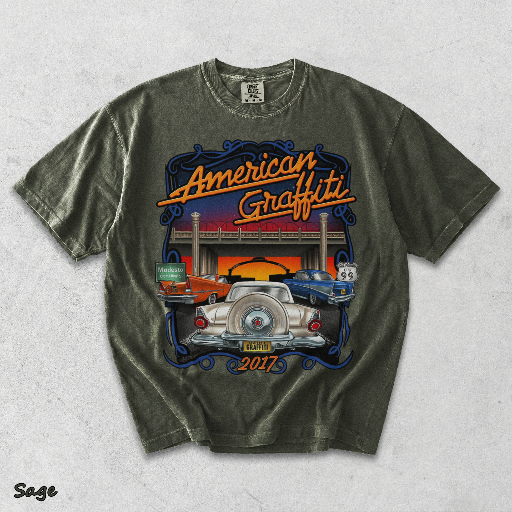 American Graffiti - Sage mockup