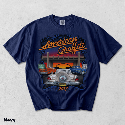 American Graffiti - True Navy mockup