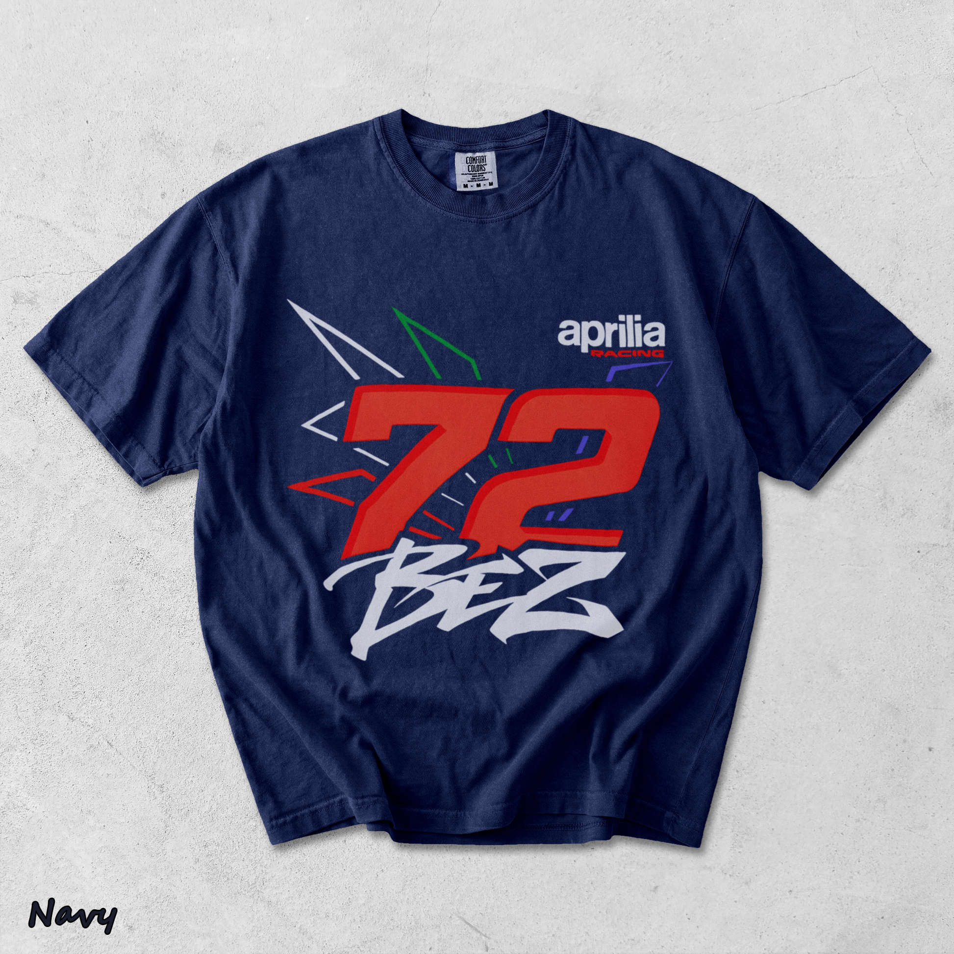 Aprilia Racing Marco Bezzecchi 1 - True Navy mockup