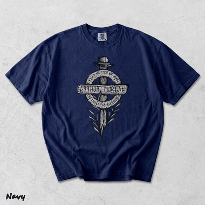ARTHUR MORGAN - True Navy mockup