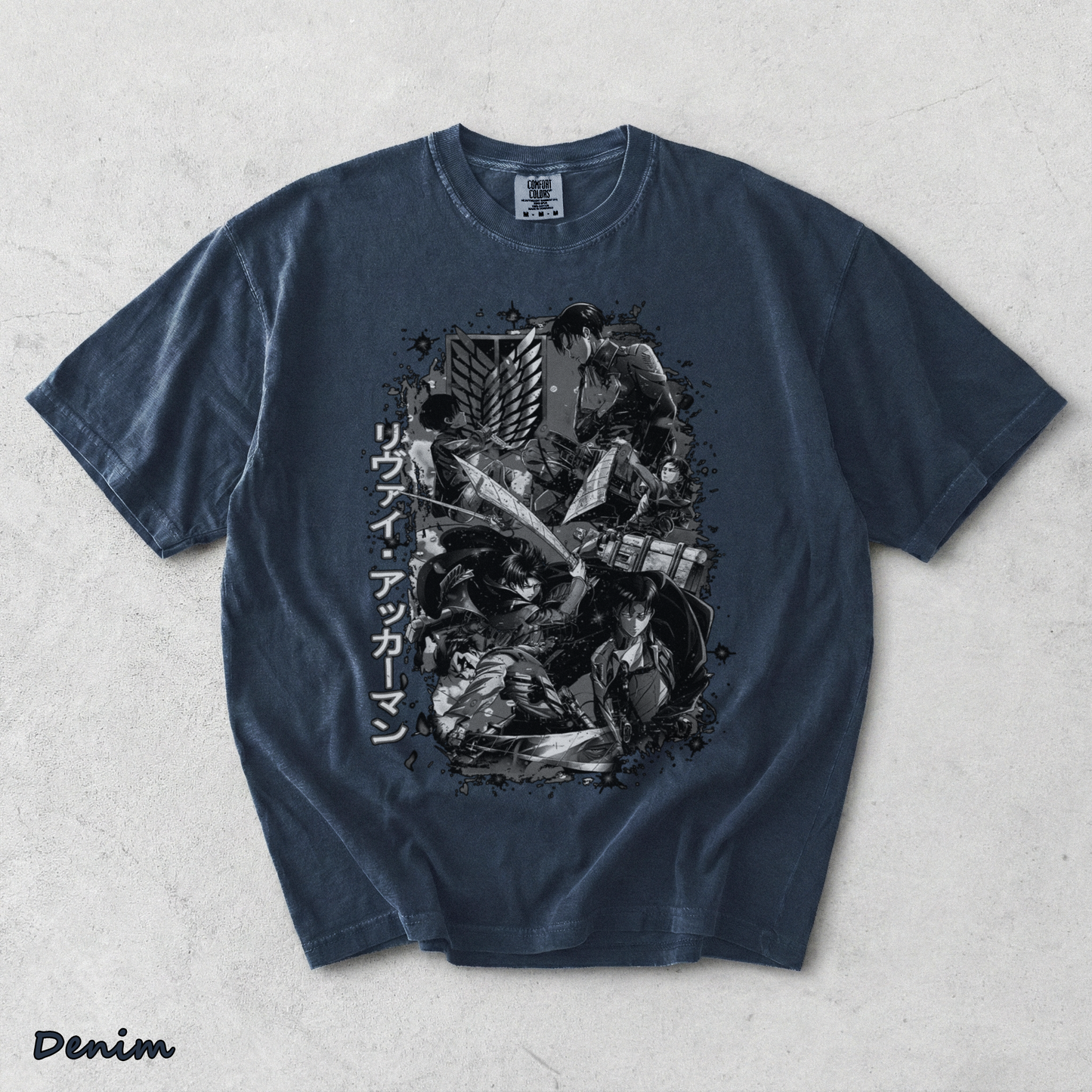 ATTACK ON TITAN (1) - Denim mockup