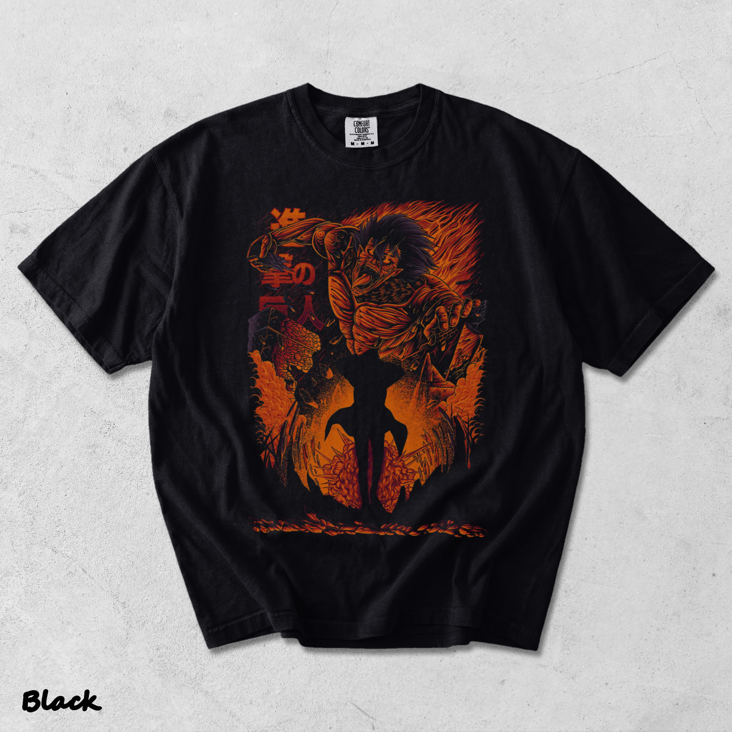 Attack On Titan - Black mockup