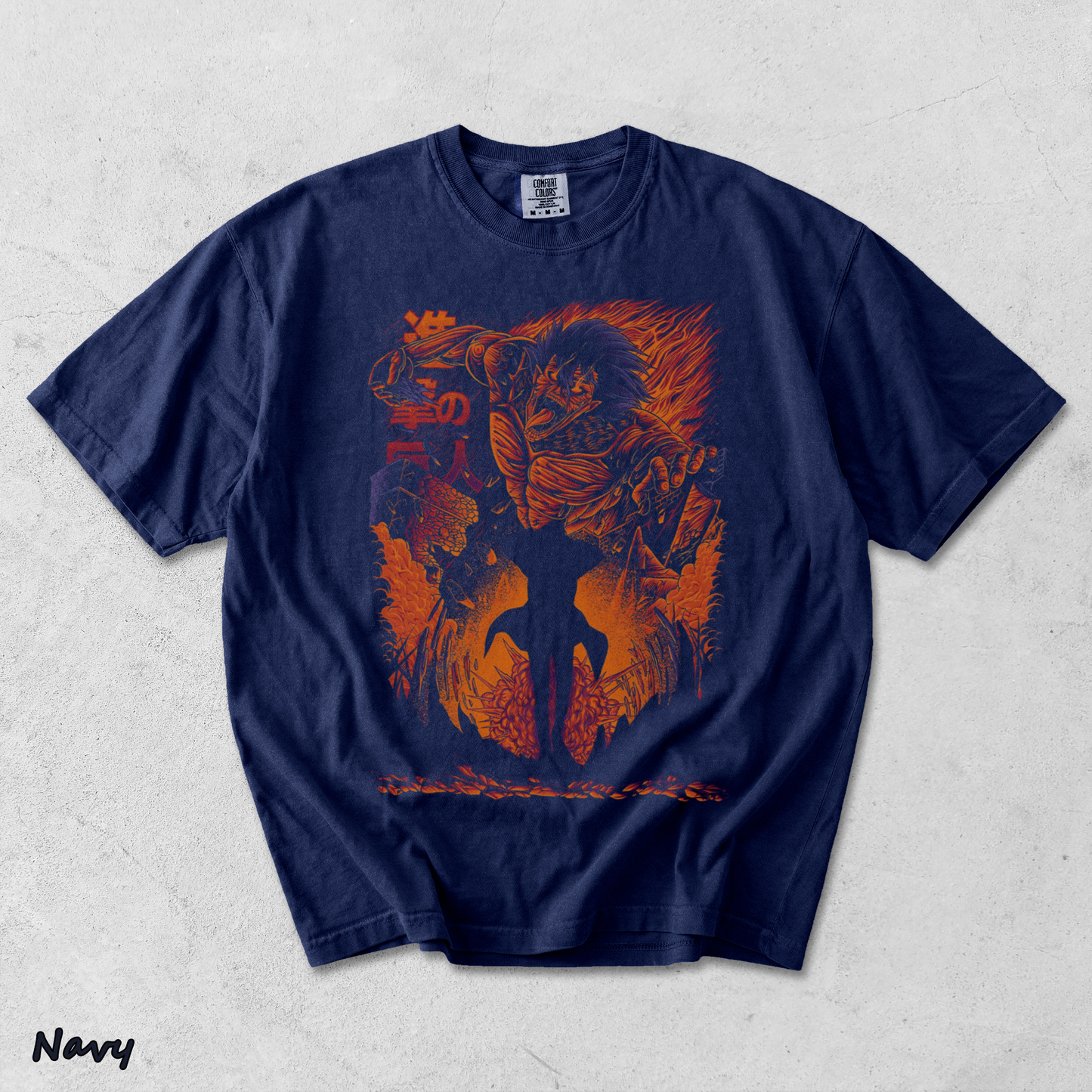 Attack On Titan - True Navy mockup