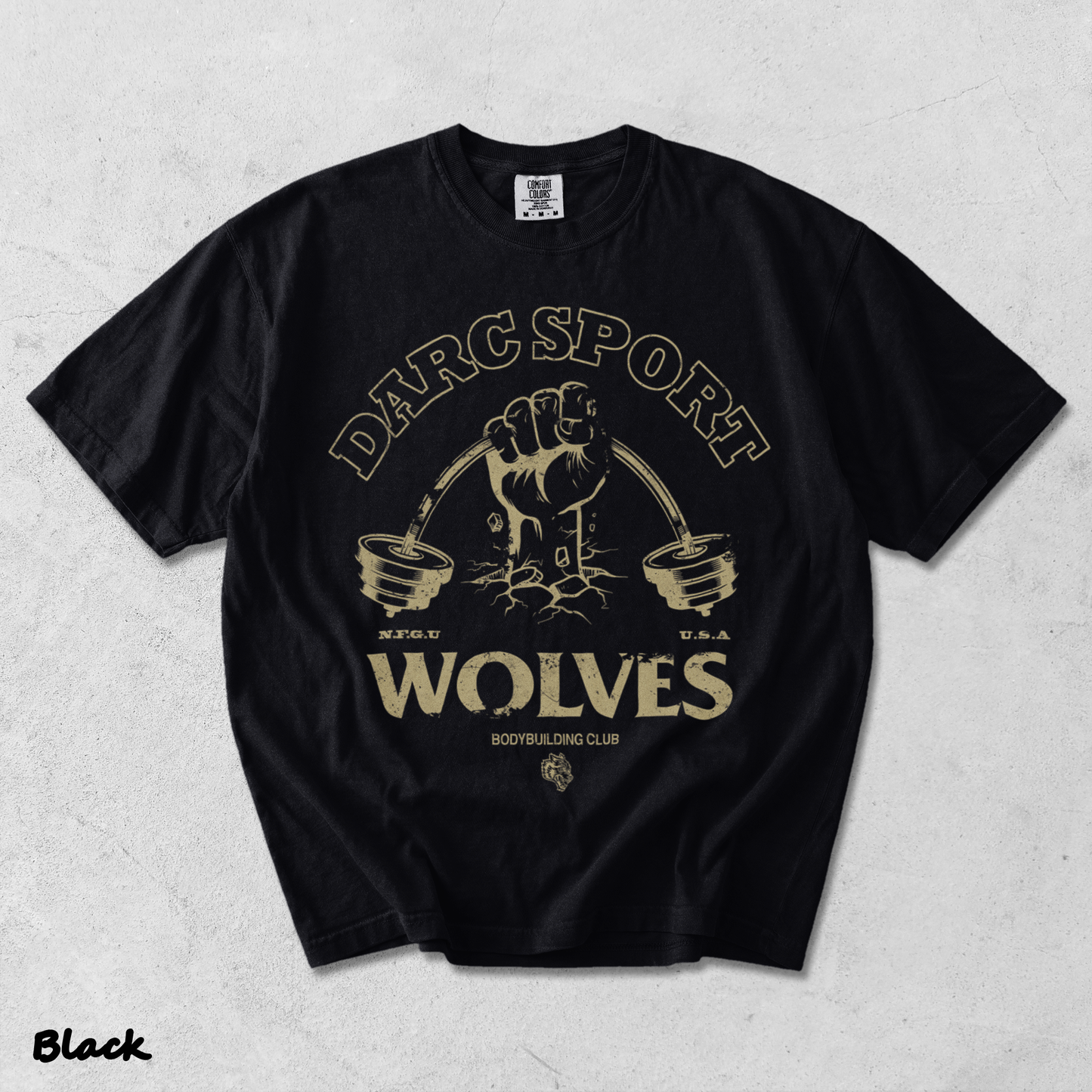 Back - Black mockup