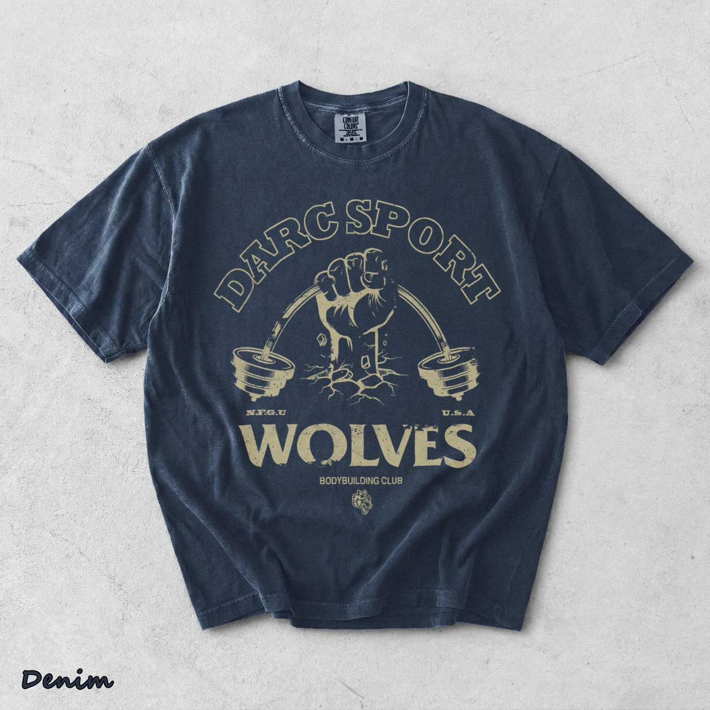 Back - Denim mockup
