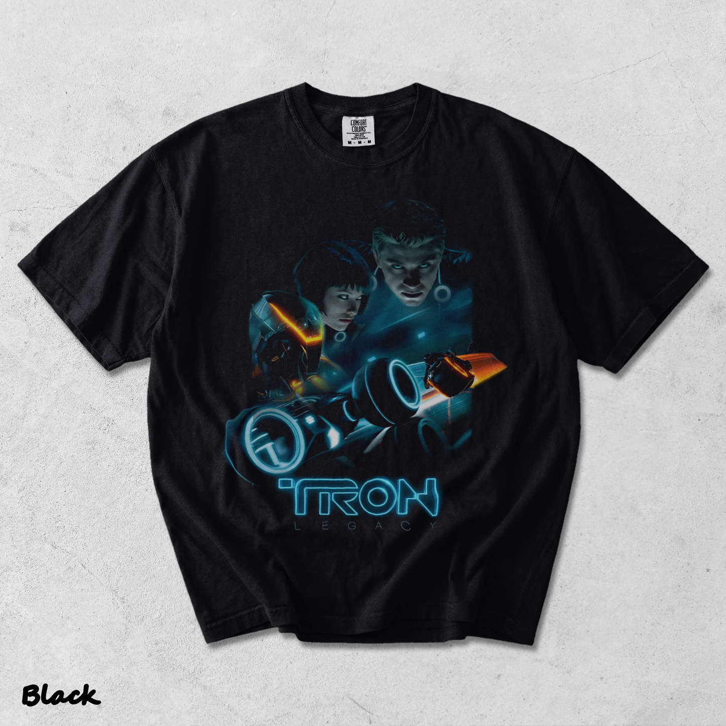 back Tron Legacy Sci-Fi 21-14409-62962 Nemo - Black mockup