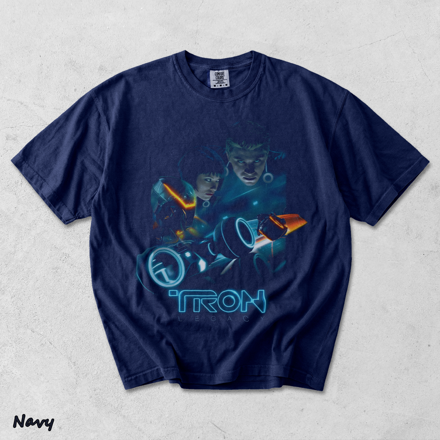 back Tron Legacy Sci-Fi 21-14409-62962 Nemo - True Navy mockup
