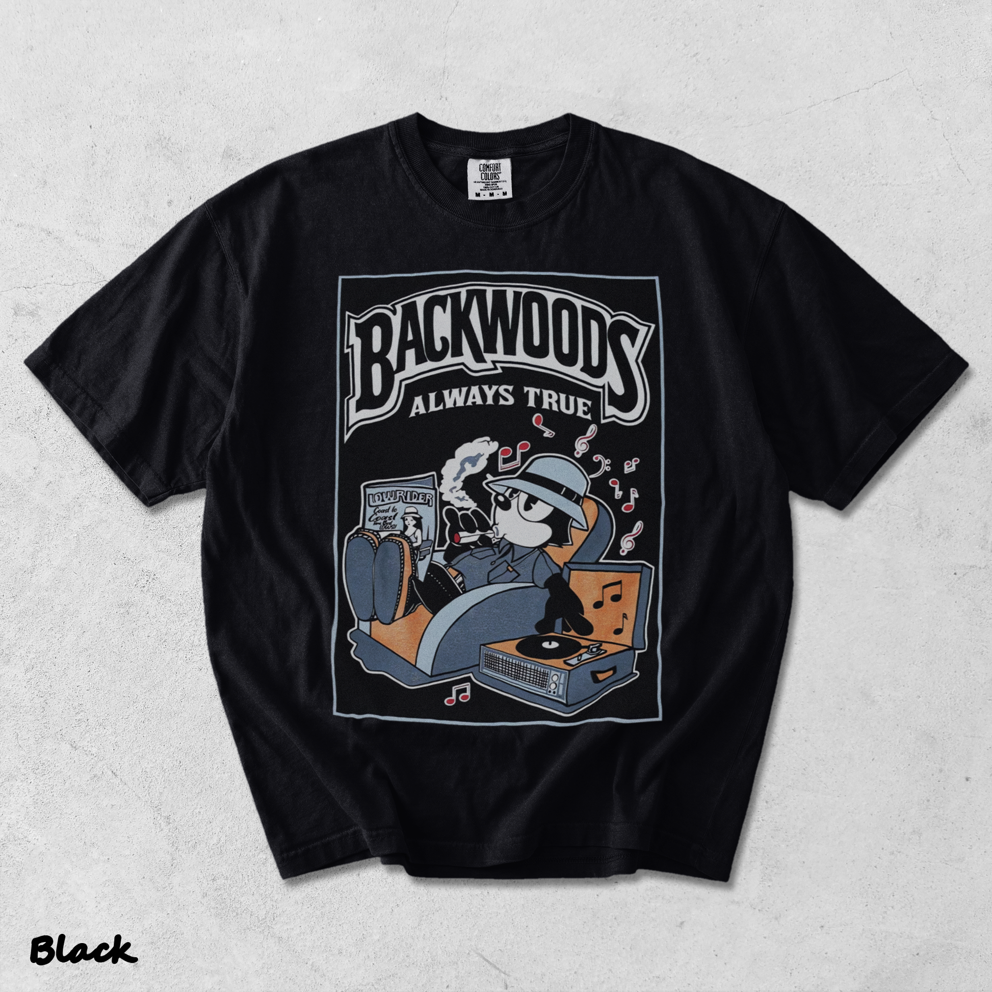 Backwoods - Black mockup