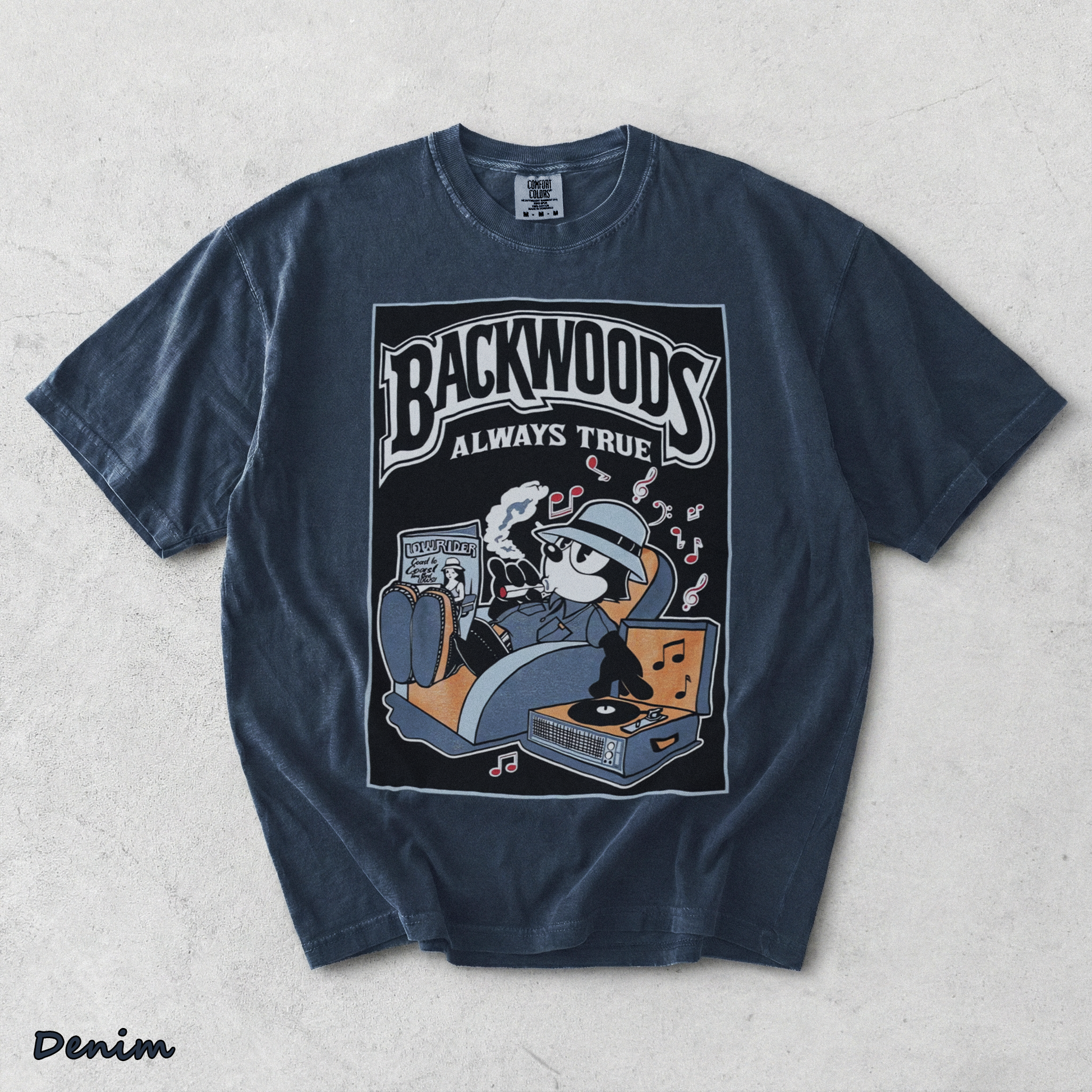 Backwoods - Denim mockup